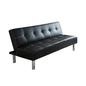 Modernes Design Ecke Schnitt Leder Klapp sofa für Wohnzimmer für Wohnung Wohnung Studio verwenden Fabrik benutzer definierte Großhandel