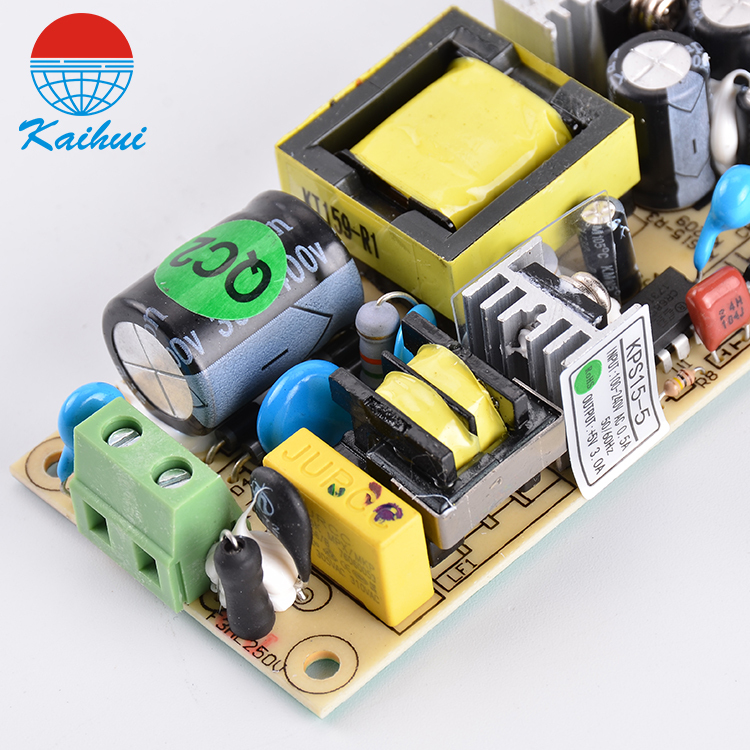 KAIHUI 15 w 5 v 12 v 15 v 24 v dc alimentation pcb adapté aux besoins du client