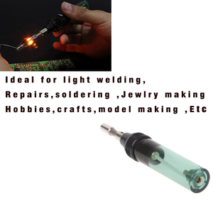 <span class=keywords><strong>Fer</strong></span> à <span class=keywords><strong>souder</strong></span> et chalumeau portables au gaz <span class=keywords><strong>butane</strong></span> 1300F bleu, modèle MT-100, certifié CE/RoHS, avec poignée ergonomique - Product Image 3