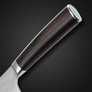 Mutfak bıçağı 8 inç şef bıçağı alman yüksek karbon paslanmaz çelik bıçak ergonomik saplı