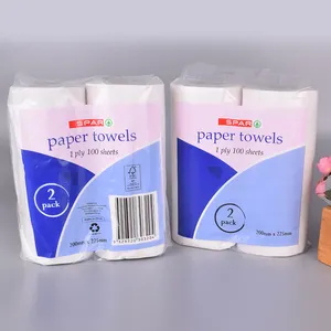 2Ply kabartmalı bakire mutfak havlusu kağıt