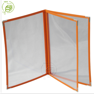 प्रचार स्पष्ट मेनू कवर 8.5 “x 11” प्लास्टिक मेनू कवर - Product Image 2