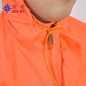 High Visibility Reflective PVC Rain Suit <strong>Waterproof</strong> <strong>Overalls</strong> With Zipper for Mining Work Disposable Work Coat - Product Image 5