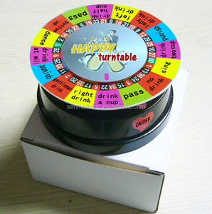 Máquina de ruleta eléctrica con logotipo personalizado para juegos de beber-Rueda giratoria colorida con luces LED, herramienta de barra de casino para fiestas - Product Image 1