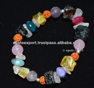 Pulseras de piedras preciosas de lujo al por mayor: Pulseras de piedras preciosas - Product Image 1