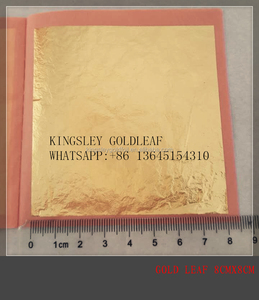 Hojas de Oro de 22k-23.75k, Libreta Suelta de 8cm*8cm, 25 Hojas/Libreta - Product Image 1