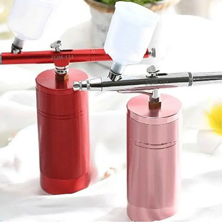 Chargeable Electric tragbare cordless air pinsel make-up maschine airbrush kompressor