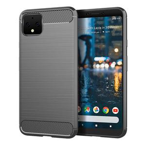 Carbon <strong>Fiber</strong> Shockproof Soft TPU Back Cover Phone Case for <strong>Google</strong> Pixel 4 Xl - Product Image 5