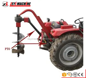 Boerderij tractor gemonteerd tree planting boormachine/nieuwe staat grondgraafmachine