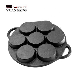 Wholesale High Quality Baking <strong>Pan</strong> 27CM <strong>Round</strong> Nonstick Cast Iron Cake <strong>Pan</strong> Pre-seasoned Baking Mold <strong>Egg</strong> Fry <strong>Pan</strong> - Product Image 3