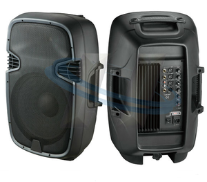 Professional 15" Plastic empty speaker cabinet