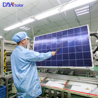 DAH 25 ans de garantie entrepôt toit 80kw 100kw 200kw centrale solaire solaire monocristallin cellules usine de fabrication de cellules solaires