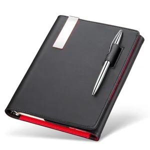 Caderno personalizado personalizado paperback diário a5 b5 2019 planejador com suporte de caneta e fecho