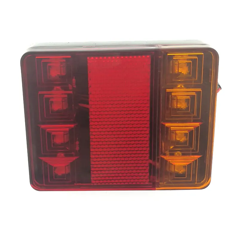 Truck Trailer LED Rear Light Stop Turn Tail Lamp with Reflector