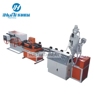 Good quality pe pa pvc pp single wall corrugated pipe extrusion line hdpe double tube manufacturing machinery