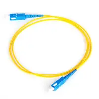 SC UPC SC UPC Simplex 2.0mm PVC (OFNR) 9125 tek modlu Fiber optik yama kablosu kablosu