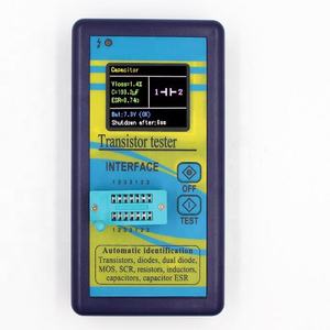 Probador de transistores multiusos, 128x160, tiristor de diodo, resistencia de capacitancia, inductancia, medidor MOSFET ESR <span class=keywords><strong>LCR</strong></span> - Product Image 2
