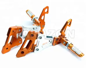 Set belakang Billet CNC sepeda motor yang dapat disesuaikan untuk Kawasaki Ninja 250