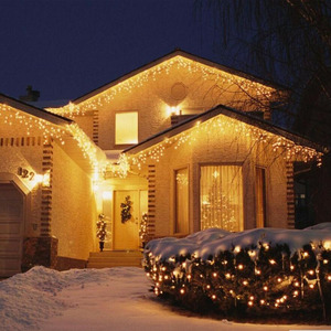 220V 96 <strong>Leds</strong> Indoor Drop <strong>LED</strong> Party Garden Stage Outdoor Decorative <strong>Christmas</strong> Garland <strong>LED</strong> Curtain <strong>Icicle</strong> <strong>String</strong> <strong>Light</strong> - Product Image 4
