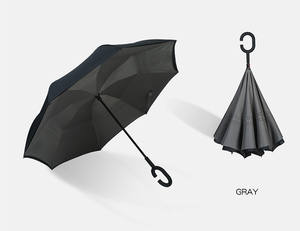 Paraguas inteligente de doble capa, sombrilla invertida a prueba de viento, protección Uv, fabricante de China, muestra gratis, Oem <span class=keywords><strong>Real</strong></span> <span class=keywords><strong>Star</strong></span> - Product Image 6