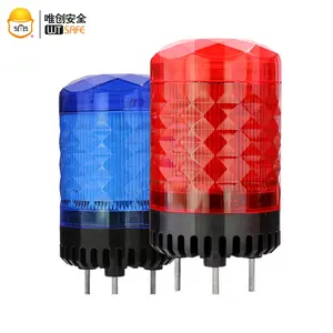 Usb Change Voice Siren Alarm Lamp Warehouse Machine Vehicle Led Strobe Warning Light