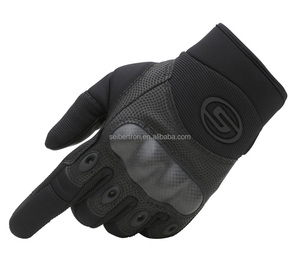 Seibertron O.J.J.C Carbon Fiber Shell sicherheit handschuhe Echtem Schaffell Leder Taktische Onroad Motorrad Motorrad Sport Handschuhe - Product Image 1