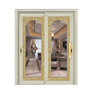 HS-8005 Prix de la <span class=keywords><strong>porte</strong></span> en aluminium à double conception ignifuge - Product Image 2