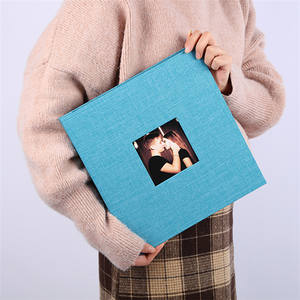 <span class=keywords><strong>Album</strong></span> Fotografico Scrapbook Peerless Craft 26*28cm, 8 Colori, Fai-da-Te, Pagine Autoadesive Bifacciali con Motivi a Finestra, <span class=keywords><strong>200</strong></span> Pagine - Product Image 4