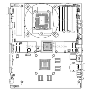 Placa base Intex ITX con Intel Chipset 1050 Ti GPU DDR4 Memoria para quiosco Nuevo producto con interfaz de disco duro SATA - Product Image 6