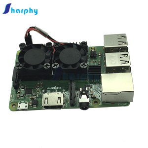 Raspberry Pi 3B Dual-Fan-Kühlkörper-Entwicklungs platine CPU Luftgekühltes Kühlkörper modul 51*25*13MM - Product Image 3