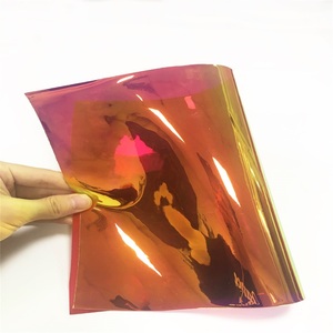 صفائحي شفاف منحدر قوس قزح هولوجرافي ناعم لصنع غلاف الكتاب - Product Image 4