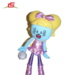 LE-D500 Bernyanyi Mewah ~ Bernyanyi Boneka Bersinar Panjang Gadis Muda Menyukainya Boneka Mewah Berbicara