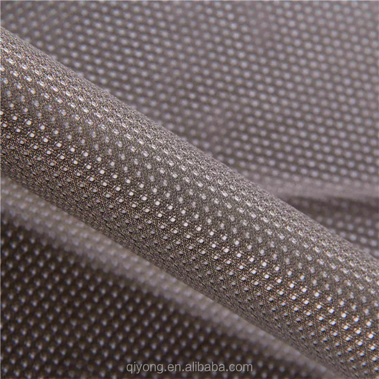 Factory Supply 100% Polyester Warp Gebreide Netto Mesh Voering Stof voor Sportkleding Voering