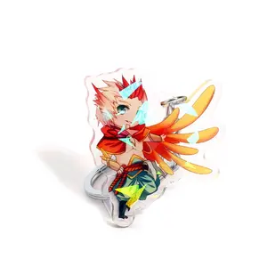 VOGRACE Bán Hot Custom Acrylic Nhựa Keychain với phim hoạt hình