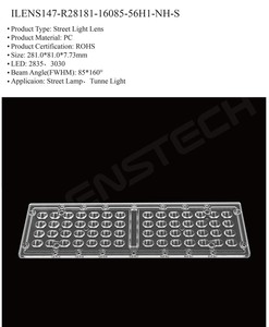 Ilenstech-lente óptica led 160x85 grados smd 3030 <span class=keywords><strong>fresnel</strong></span>, farola led - Product Image 3
