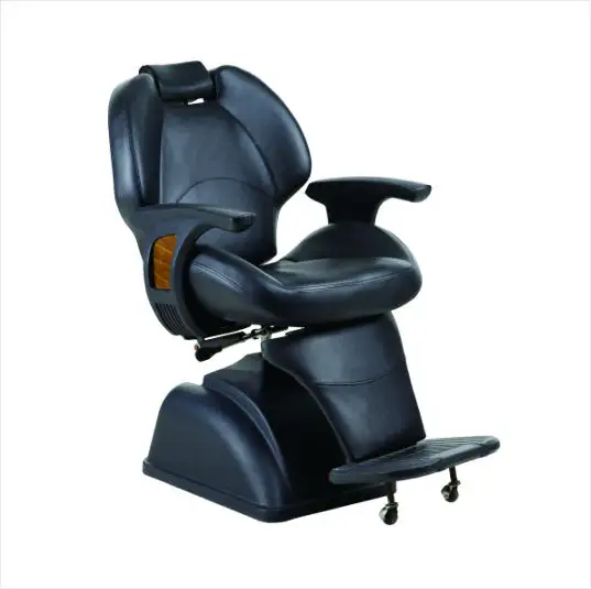 2020 özel uzanmış Salon mobilya siyah berber sandalyeleri kuaförlük için kadın ve erkek