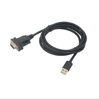 Cable USB 2.0 a Puerto Serie RS232 DB9 Hembra para Impresora y Escáner de Código de Barras con Carga Rápida
