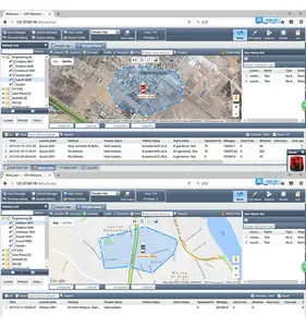 Gps per auto tracker piattaforma di software di sistema per hyundai posizione di monitoraggio on-line con la mappa di google street view