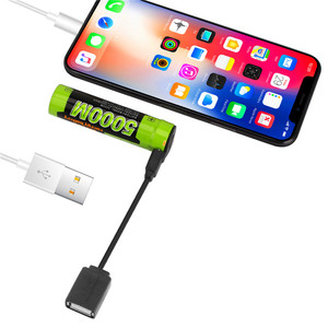 Lithium Ion battery 18650 micro USB Battery <strong>3</strong>,7 V 3500 mAh rechargeable battery - Product Image 6
