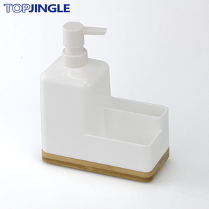 Nouvelle bouteille cosmétique acrylique de couleur blanche de luxe - Product Image 1