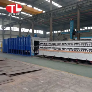 Horizontal tempering furnace to heat treatment for metal