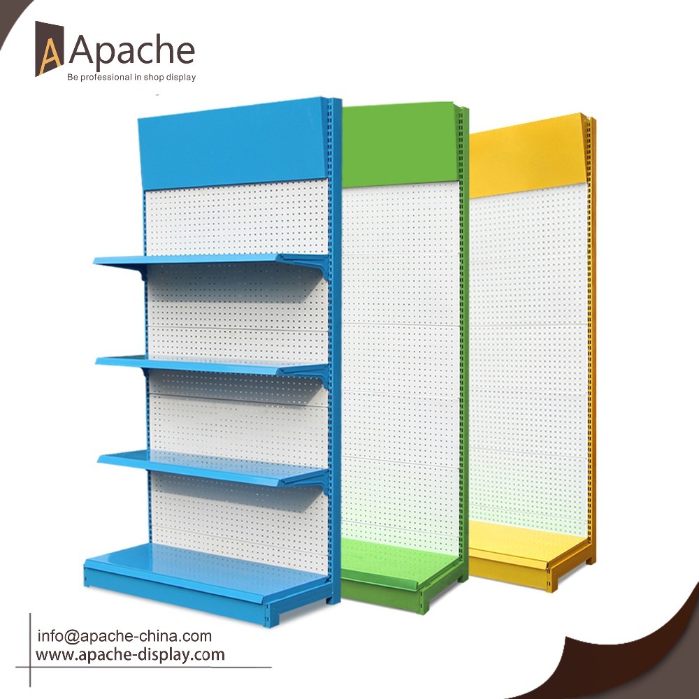 Customized Popular Metal Display Rack Tool Display Rack With Shelves Display Rack Gondola for Tool Stores — view 4