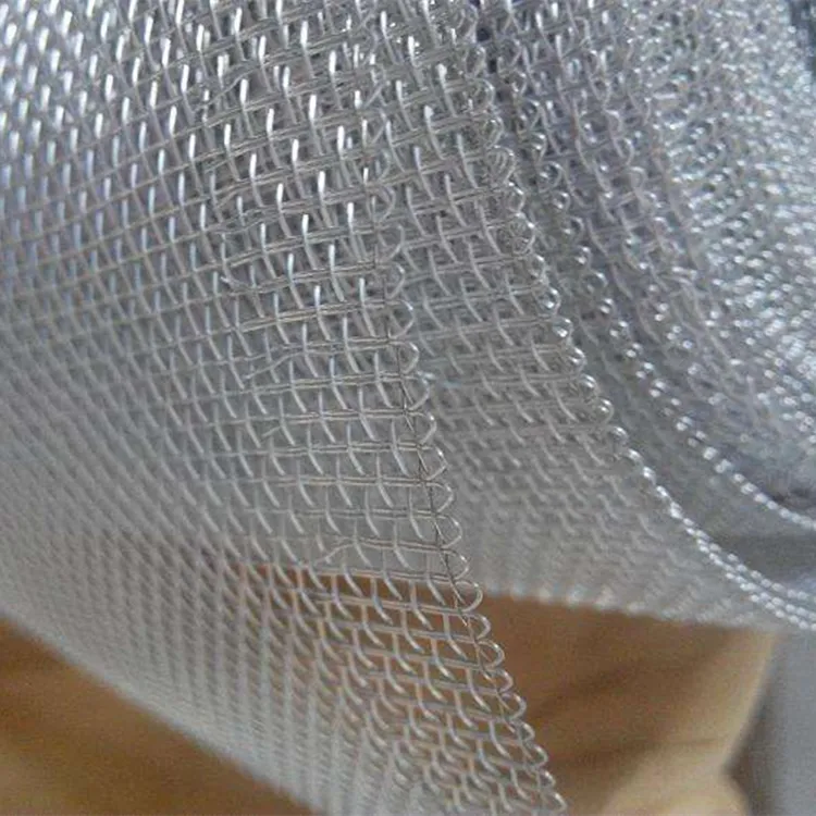 Factory price SUS304 fly screen mesh stainless steel insect screen netting 1x30m roll nature color from free sample