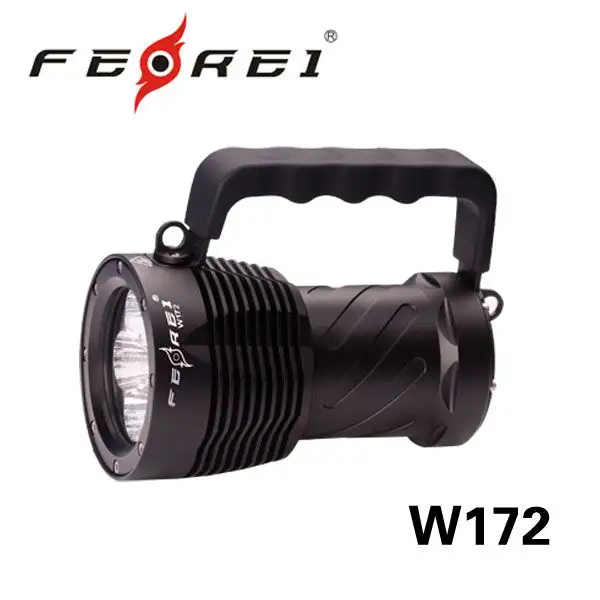 उच्च lumens ferei 2013 रिचार्जेबल एलईडी डाइविंग टॉर्च और मशाल W172