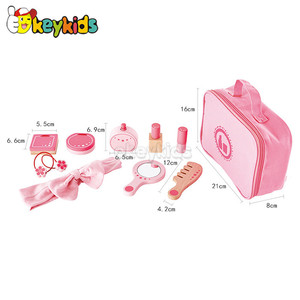 Set di Borse per il Trucco in Legno Rosa per Bambine con Pettine e Altri Accessori W10D018 - Product Image 2