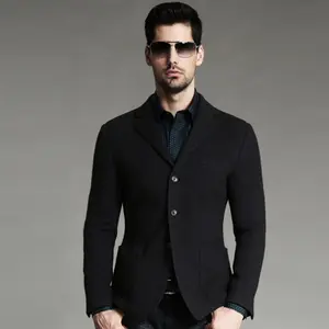 Высококачественная одежда большого размера, мужское кашемировое пальто на трех пуговицах, элегантное Мужское пальто нового дизайна из Китая.