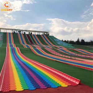 Nuevo proyecto de <span class=keywords><strong>Parque</strong></span> de Atracciones <span class=keywords><strong>Parque</strong></span> personalizado de plástico grande arco iris seco avalancha de nieve - Product Image 6
