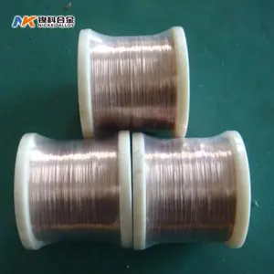 Enameled manganin cumn12ni heating wire wire ribbon strip manganin wire shunts resistors solid bare iso 9001