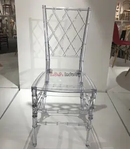 En plastique Transparente transparente Tiffany Chaise