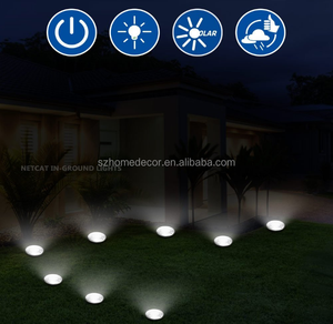 2018 nuevo diseño energía solar Solar energía luces de <span class=keywords><strong>tierra</strong></span> camino del jardín al aire libre luces en <span class=keywords><strong>tierra</strong></span> con 8 LED - Product Image 6